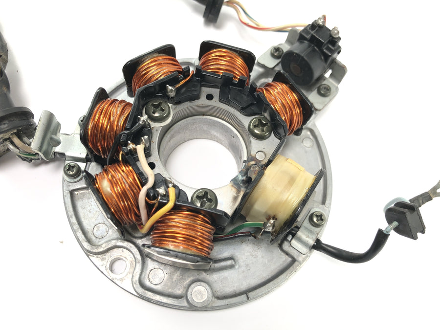 Yamaha DT 125 R DE03 [2000] - Lichtmaschine Stator Zündgrundplatte