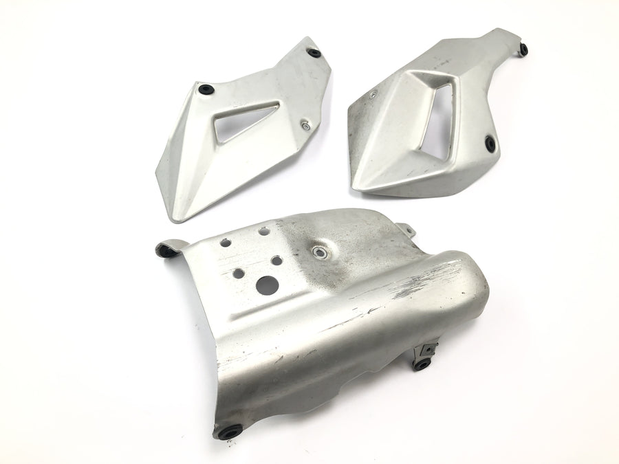 Ducati Multistrada 1200 S Touring [2009] - Set protezione motore antincastro in alluminio