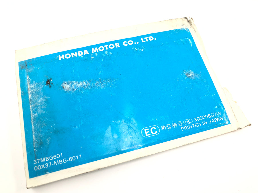 Honda VFR 800 FI RC46 [1999] - Betriebsanleitung Fahrerhandbuch Owners Manual
