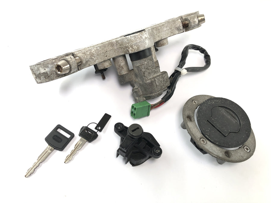 Suzuki GSX-R 1100 W GU75 C [1994] - Lock set fork bridge top tank lock seat lock