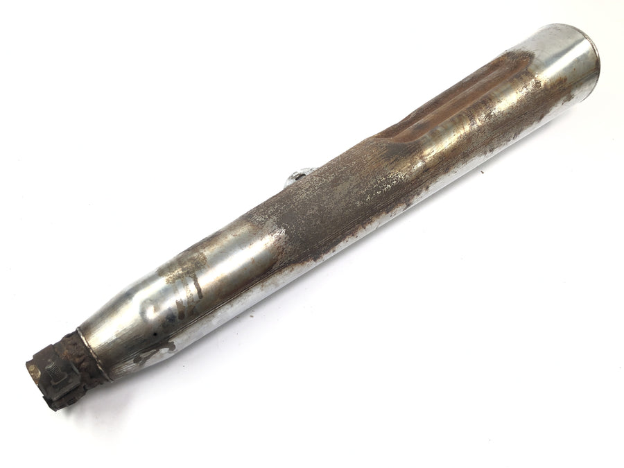 Kawasaki Z 1100 KZT10A [1984] - exhaust silencer rash rash chrome on the right