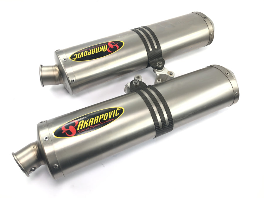 KTM 950 Adventure LC8 [2004] - Schalldämpfer Akrapovic Auspuff Endschalldämpfer Paar