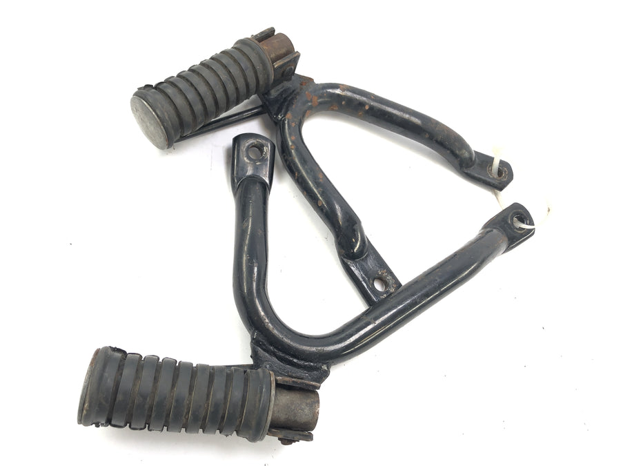 Yamaha XT 350 3YT / 55V [1990] - Soziusfußrasten mit Halter Set Paar