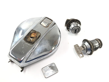 Moto Guzzi California III VY Integrale [1990] - Tankdeckel Staufachschloss Set