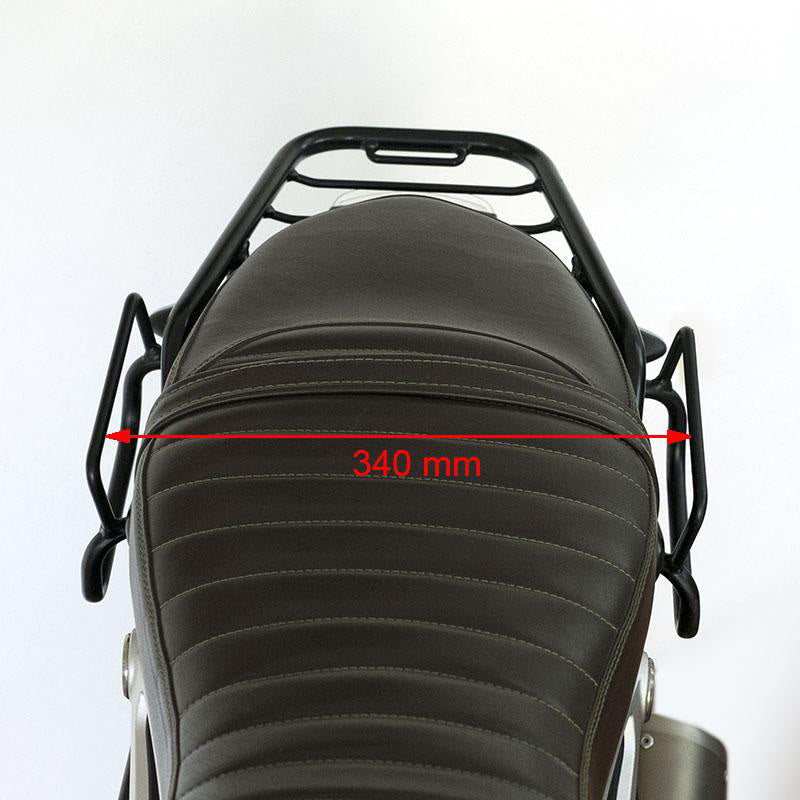 BMW R nineT 1200 Pure [2017-2023] - Zwei Seitentaschen Scram in Canvas 22L-30L + doppelter symmetrischer -Rahmen