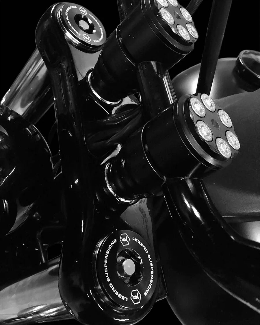 Harley-Davidson FXDBB 1690 Dyna Street Bob Special [2014-2015, 2015] - Legend AXEO Performance front suspension - picture 2