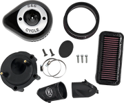Indian CHALLENGER 108 Limited [2025-2026] - Stealth Luftfilter-Kit mit Abdeckung – Oberfläche: Schwarz – Bild 1