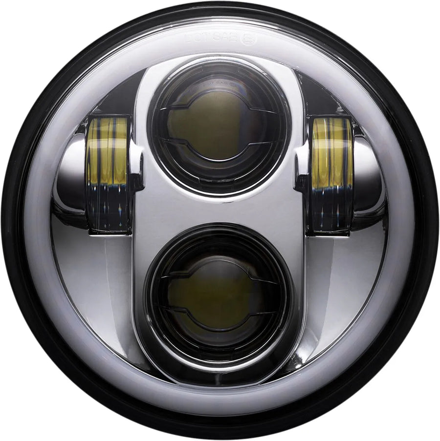 harley davidson sportster s rh 1250 s [CUSTOM DYNAMICS] – 5-3/4" LED Halo Scheinwerfer