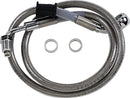 Harley Davidson flde [DRAG SPECIALTIES] - Tubazione freno estesa in acciaio inossidabile-1