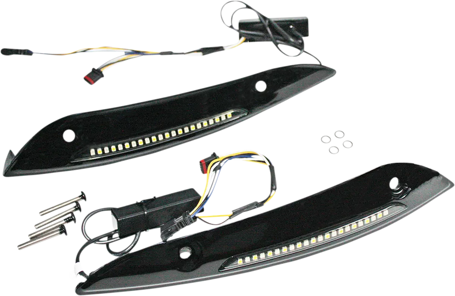 harley-davidson road glide st [CUSTOM DYNAMICS] - Striscia per parabrezza Genesis® 4 Dynamic LED Road Glide®