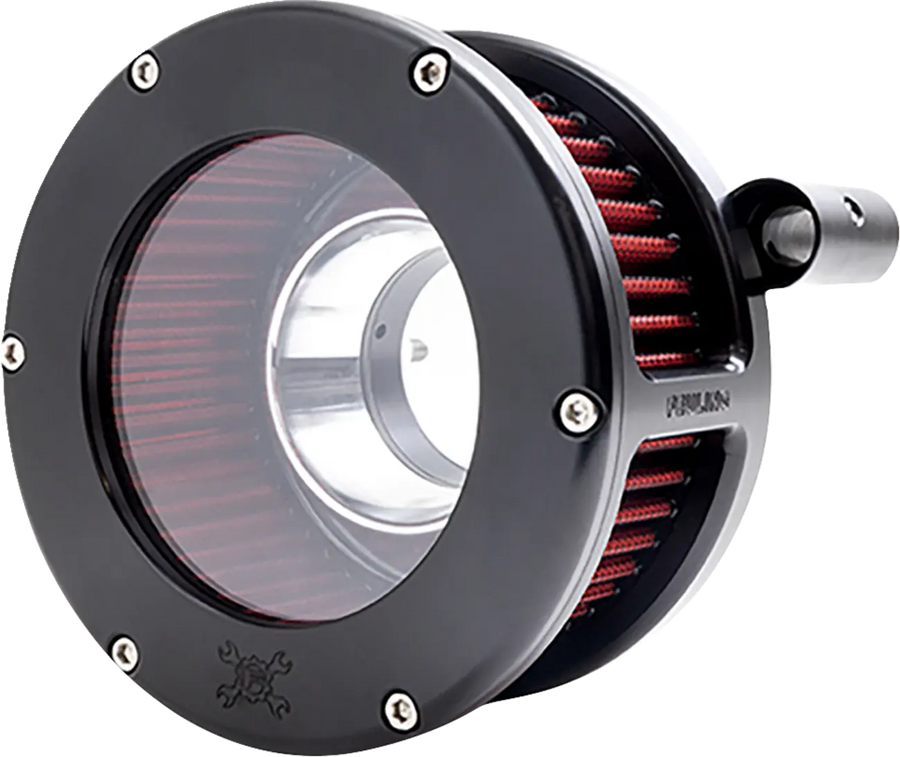Harley-Davidson FLHTCUI 1340 EFI Electra Glide Ultra Classic Special Anniversary Edition [1995] - BA air filter kit - Finish: Black, Red, Clear - Image 1