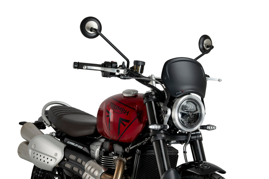 TRIUMPH SCRAMBLER 1200X [2025] – Frontplatte ABS – Mattschwarz