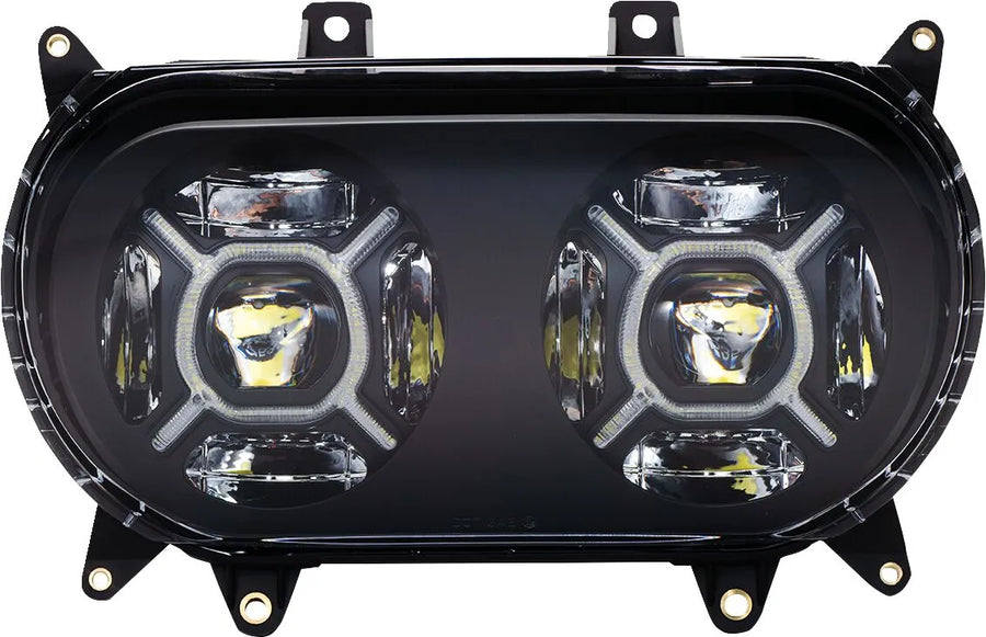 Harley Davidson FLtruse [CUSTOM DYNAMICS] – Faro anteriore a LED a doppia X