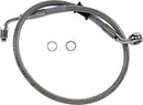 harley davidson flde [DRAG SPECIALTIES] - Kit tubi freno in acciaio inox-1