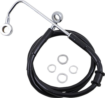 harley davidson fxsb [DRAG SPECIALTIES] – Verlängerte Edelstahl-Bremsleitung - 0