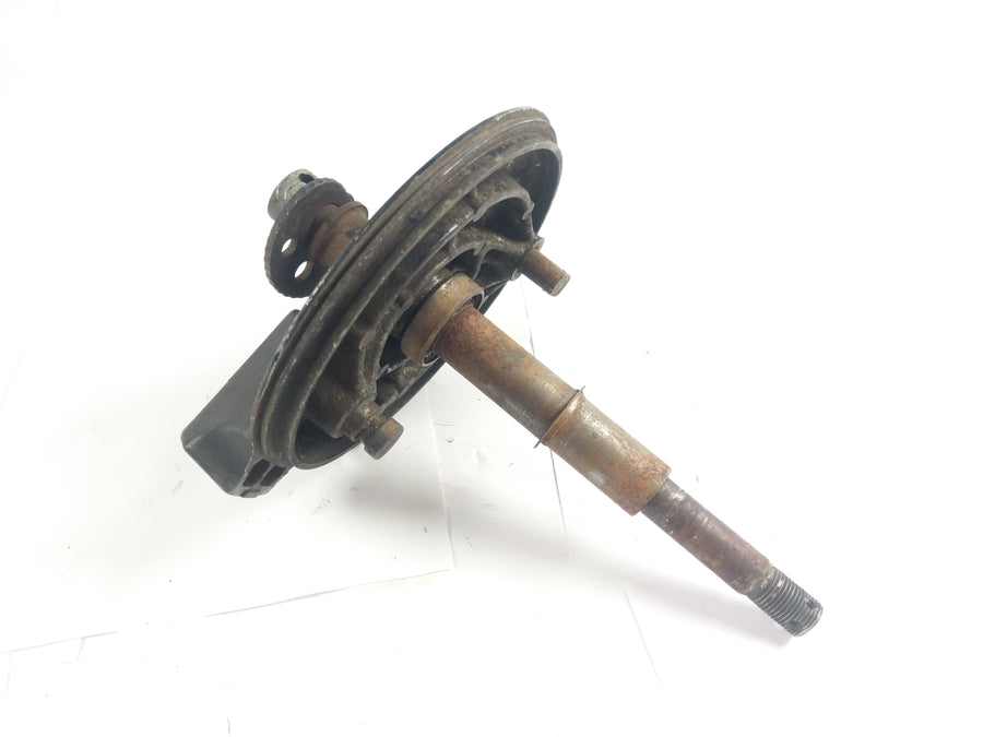 Yamaha DT 400 1R6 - Bremstrommel hinten mit Hinterachse