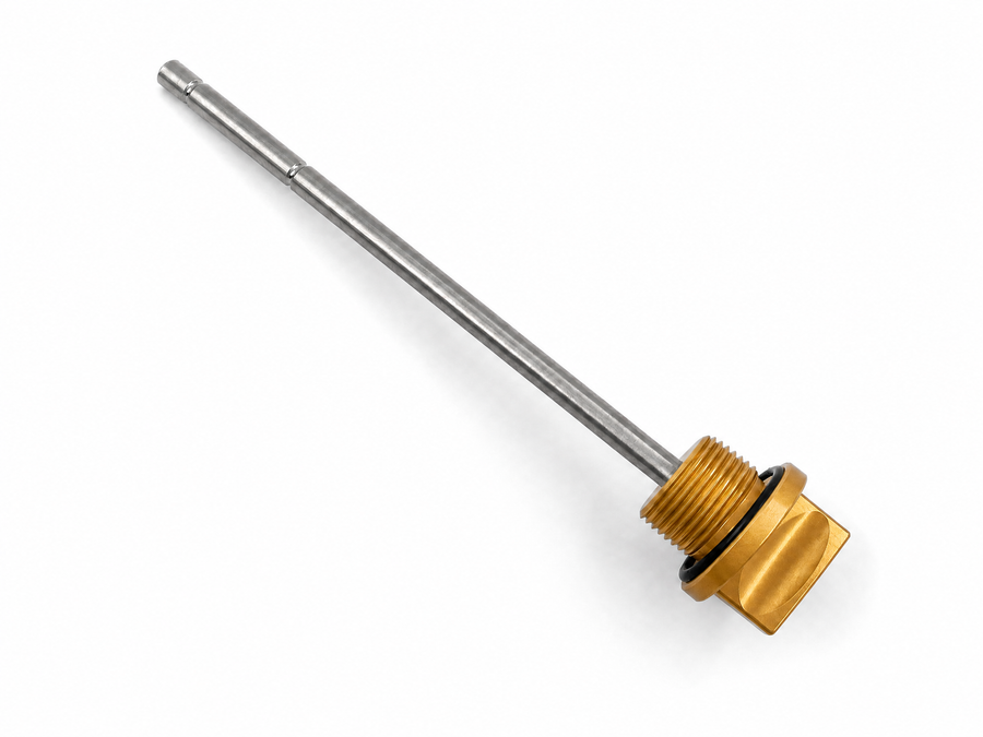 Moto Guzzi 1100 Cali. Anniversario [1997] - Ölmessstab Ölpeilstab - Gold - M20x1,5 x130 mm
