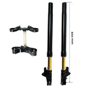 BMW R nineT 1200 Pure [2017-2023] - Öhlins USD High Fork Kit + Unit Garagenplatten und Füße (hohe Version)