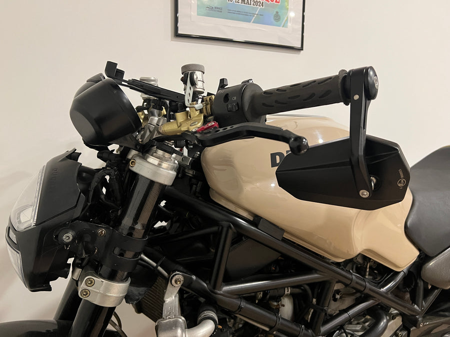 Specchietti retrovisori manubrio 2 pezzi [marchio E] - KTM RC 125 390 690 790 890 1290 Duke vista prospettica