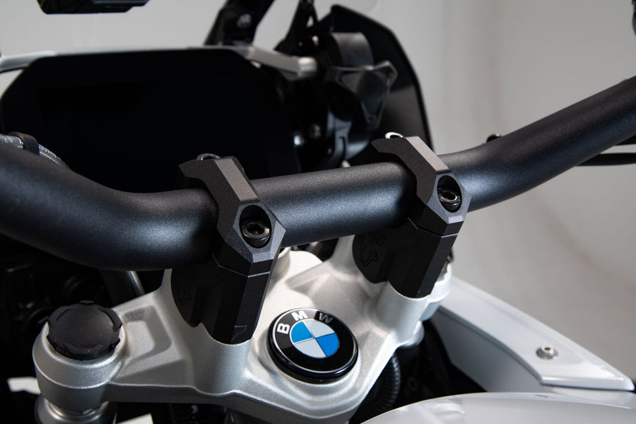 BMW R 1250 GS [2019-2024] - Rialzo manubrio da 40 mm per manubri Ø 32 mm, nero – immagine 3