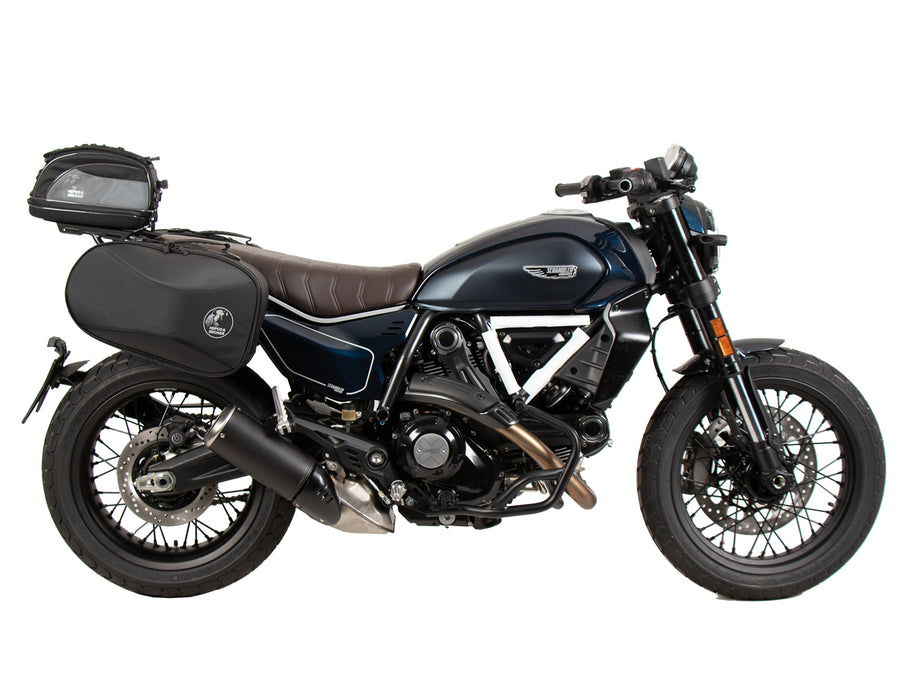 Portapacchi posteriore Hepco & Becker Smartrack per Ducati Scrambler 800 Nights (2023-2026) - incluso nel set completo