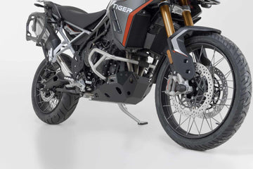 [SW-MOTECH] - Protezione motore nera per modelli Tiger 900, per barre anticaduta originali – immagine 1