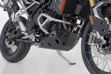 [SW-MOTECH] - Protezione motore nera per modelli Tiger 900, per barre paramotore originali – immagine 2