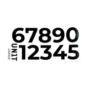 BMW R nineT 1200 Roadster [2014-2023] - Black adhesive numbers