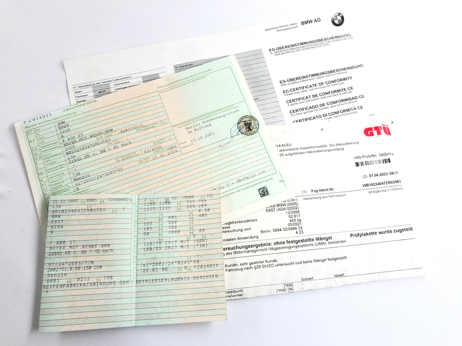 BMW F 800 ST [2006] - Frame con documenti senza incidenti