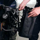 BMW F 850 GS Adventure [2019-2024] - Aluminiumplatte + Schnellkupplung und Verschluss aus Edelstahl (Schalldämpferseite)