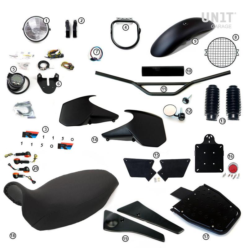 BMW R 1150 R [2000-2006] - Basic Kit mit Tankseitenverkleidungen