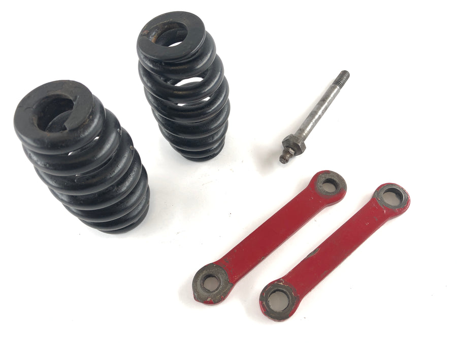 Moto Guzzi Guzzino 65 [Hispania Motoleggera] - Schwingenfedern hinten Set Hinterradschwinge Federn
