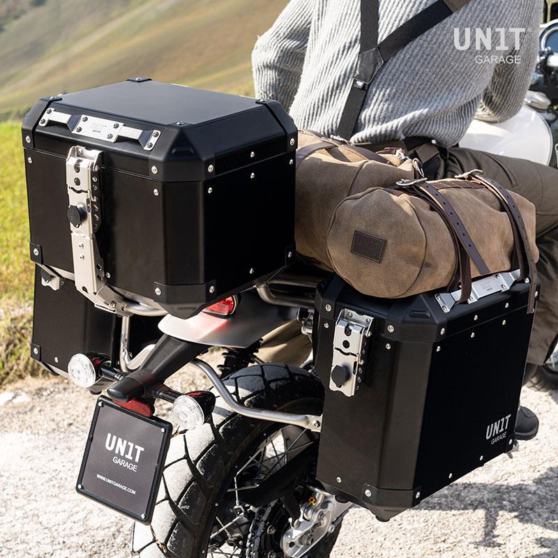 BMW R 1250 GS LC Rad [2019-2023] - Spaltleder-Gepäckrolle 10–16L
