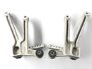 Aprilia RSV 1000 RR Factory [2009] - Soziusfußrasten mit Halter rechts und links Set-4