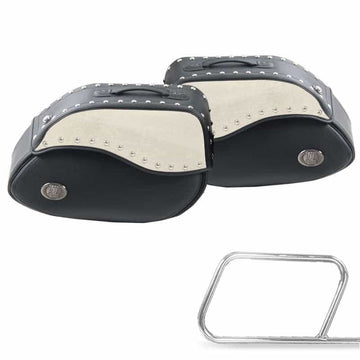 Motorradtasche [Hepco & Becker] - Satteltaschen Ivory – Rohrpacktaschenhalter