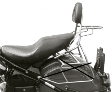Kawasaki VN 1500 Drifter [1999-2003] - Sissybar mit Gepäckbrücke - 0