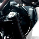 BMW R nineT 1200 Urban G/S (niedriger Auspuff) [2017-2023] - Montagehalterungen für Fenouil Windschutzscheibe mit Gabel cod.2904
