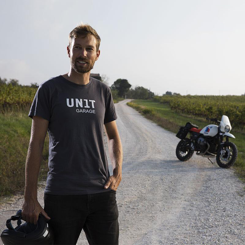 BMW R nineT 1200 Urban G/S (hoher Auspuff) [2017-2023] - T-Shirt von Unit Garage