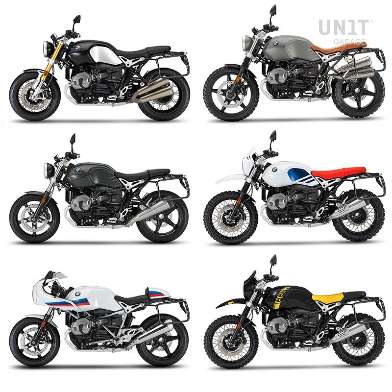 BMW R nineT 1200 Urban G/S (niedriger Auspuff) [2017-2023] - Atlas NineT Aluminium Taschenrahmen