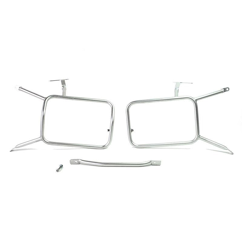 BMW R nineT 1200 Scrambler [2016-2023] - Atlas Aluminium-Seitenkoffer-Set 48L+41L + Rahmen für Taschen aus Aluminium Atlas