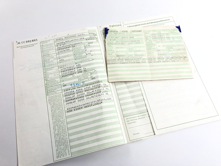 BMW K 1200 LT [2002] - Frame con documenti