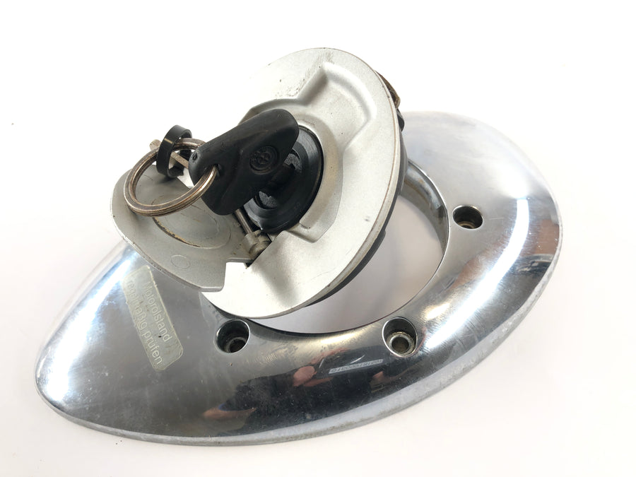BMW R 1200 C 259C [1998] - Bridge fork in alto con un blocco e unità di controllo nella parte superiore